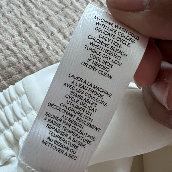 Tahari Pants Womens XS White Wide Leg Pull On Lined Pleated Trousers THF23003 - Picture 9 of 14